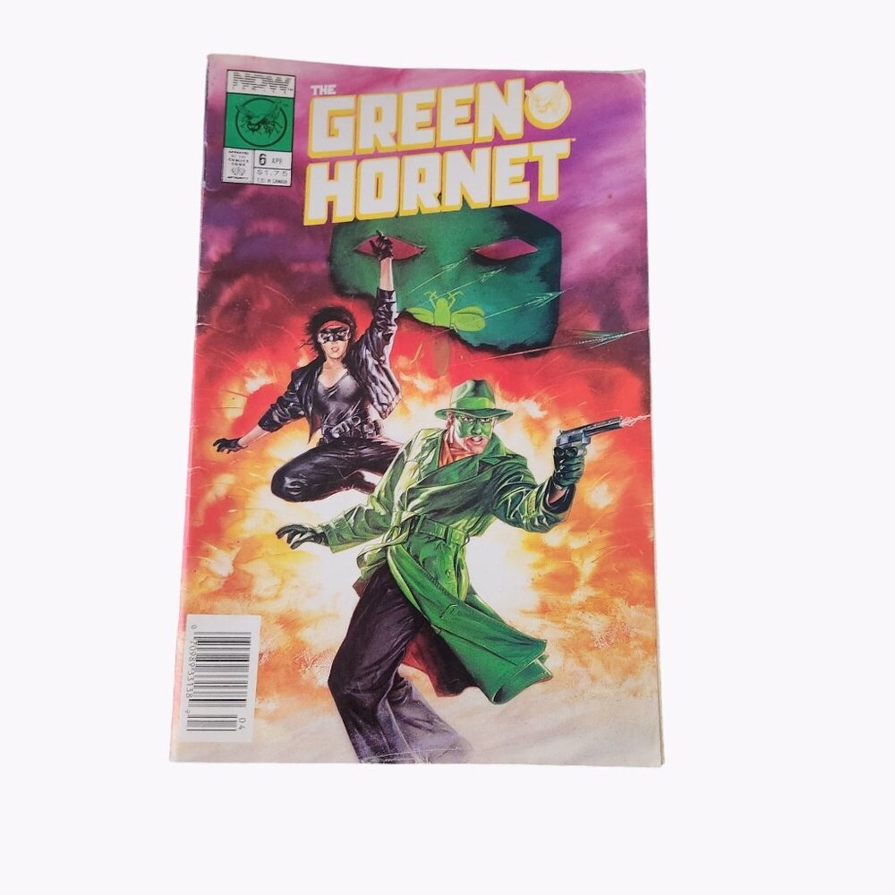 Now Comics Green Hornet #6 1990 Comic Book Collector Bagged Boarded
